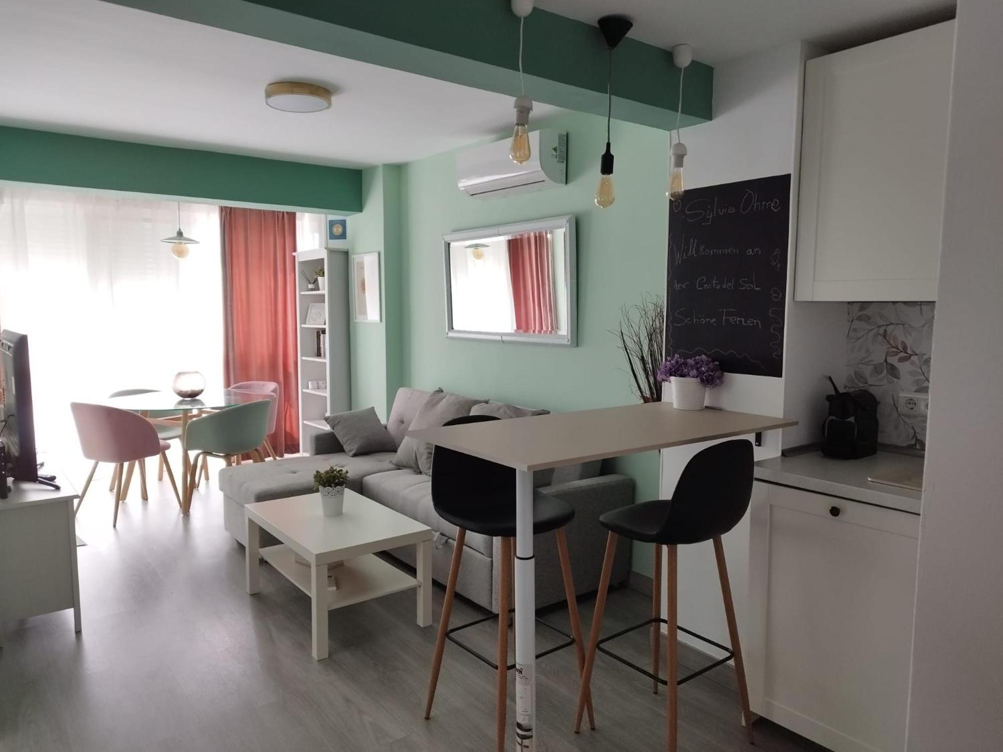 M1 403 Frontal Al Mar Vistas Terraza Y Wifi Apartment Беналмадена Екстериор снимка